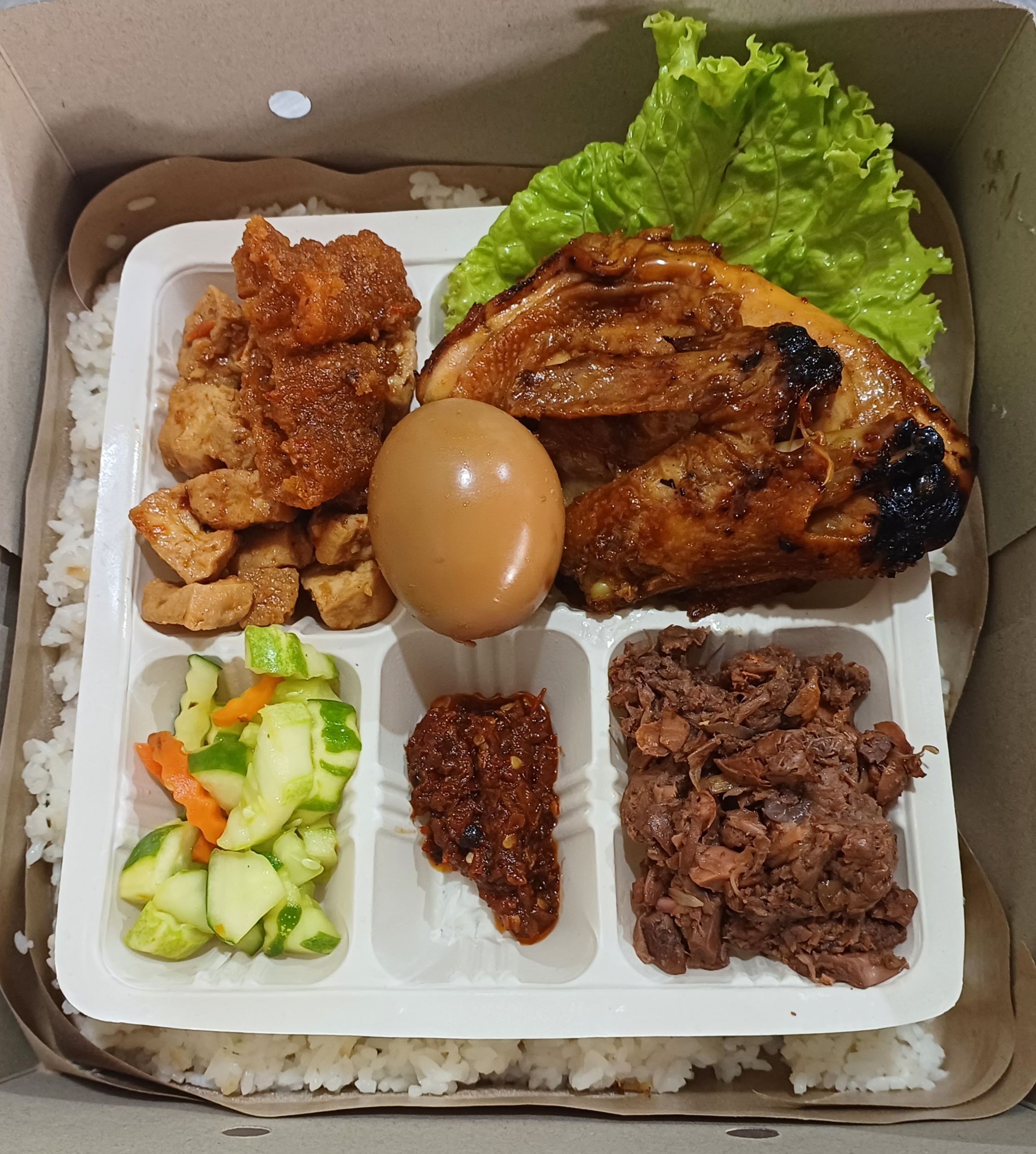 Nasi Gudeg Ayam Bakar 1/4