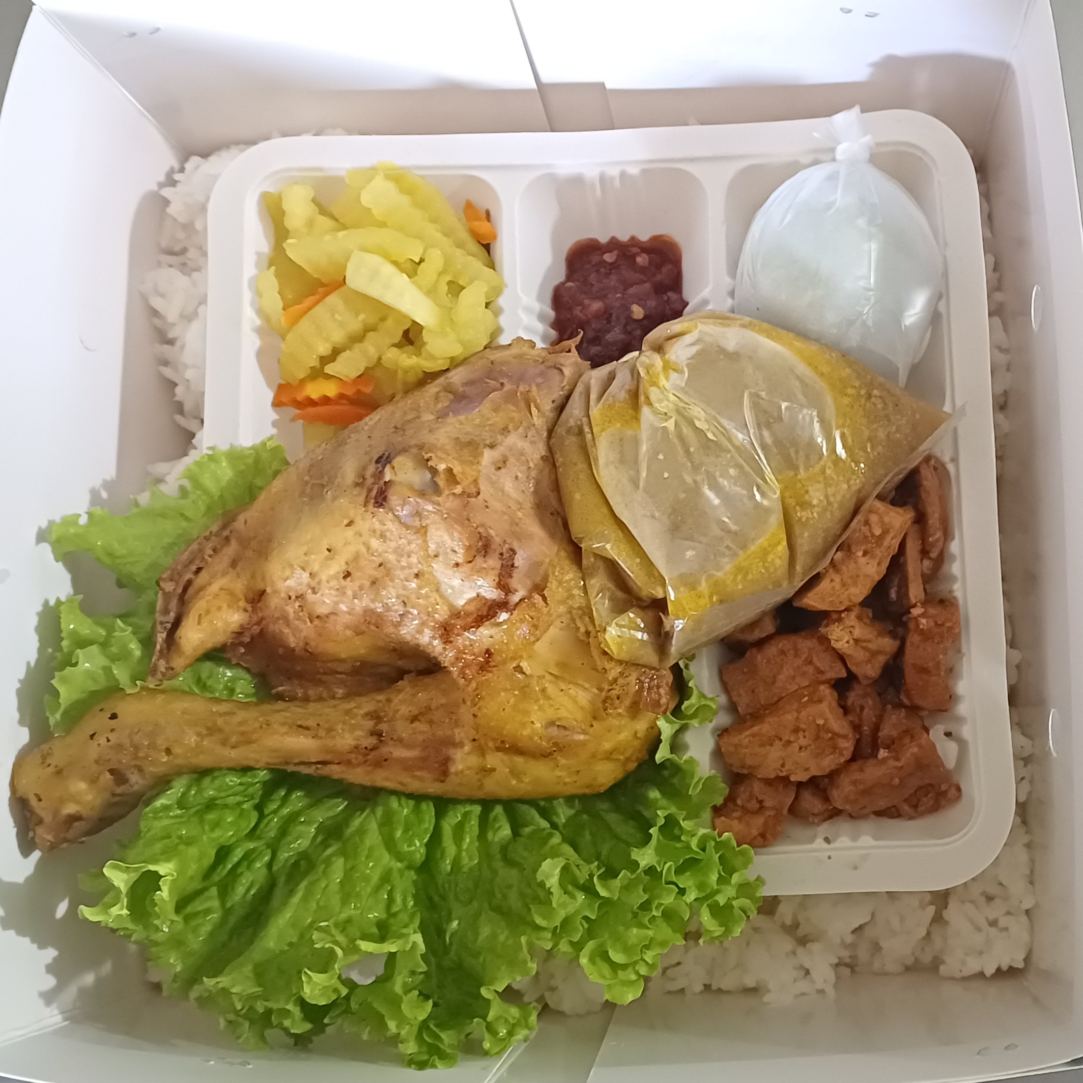 Nasi Ayam Opor 1/4