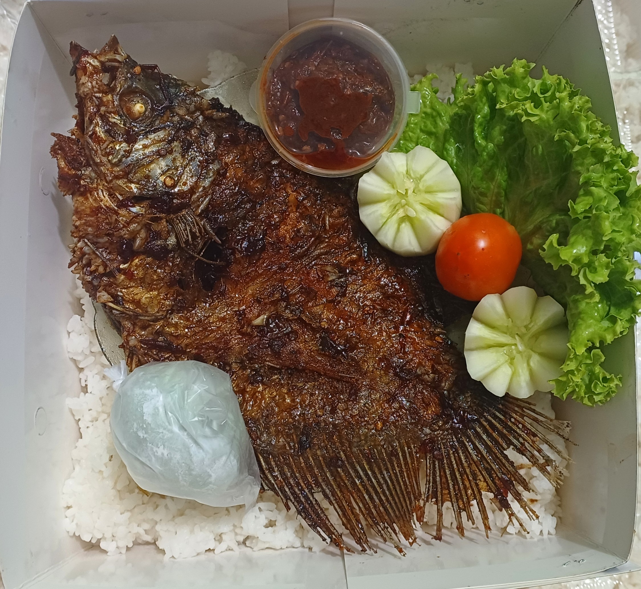 Nasi Gurami Bakar