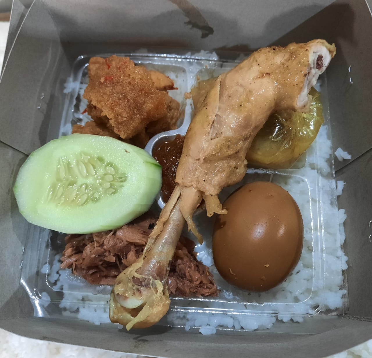 Nasi Gudeg Ayam Opor 1/8